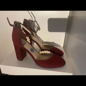 Burgundy heels